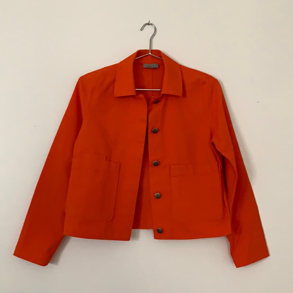 COS orange jacket